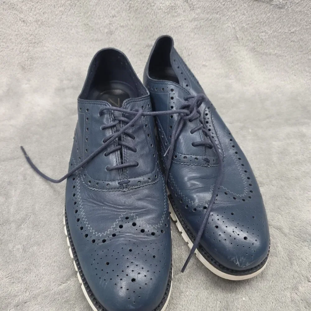 Cole Haan Zerogrand $160 Men's Wingtip Oxfords Shoes Size 12 M Leather C23580